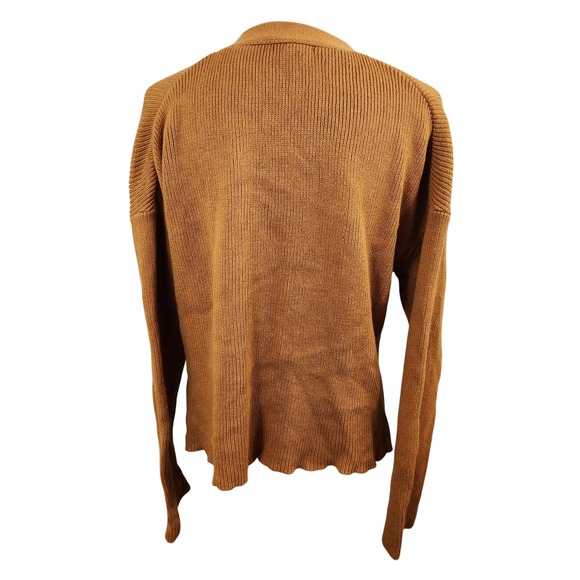 Alex Mill Womens Cardigan Sweater Size M Medium Knit Button Front Cropped Top - Picture 3 of 9